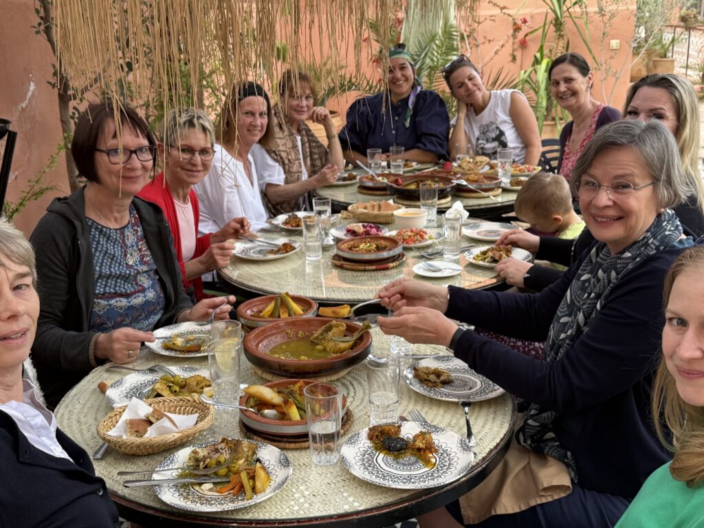 Eindruck vom Retreat in Marrakesch
