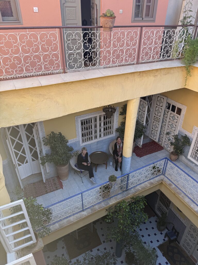 Eindruck vom Retreat in Marrakesch