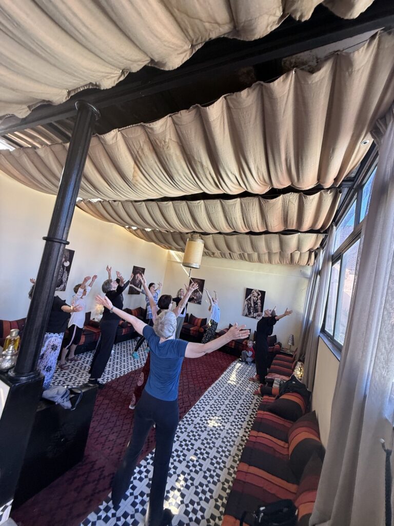 Eindruck vom Retreat in Marrakesch