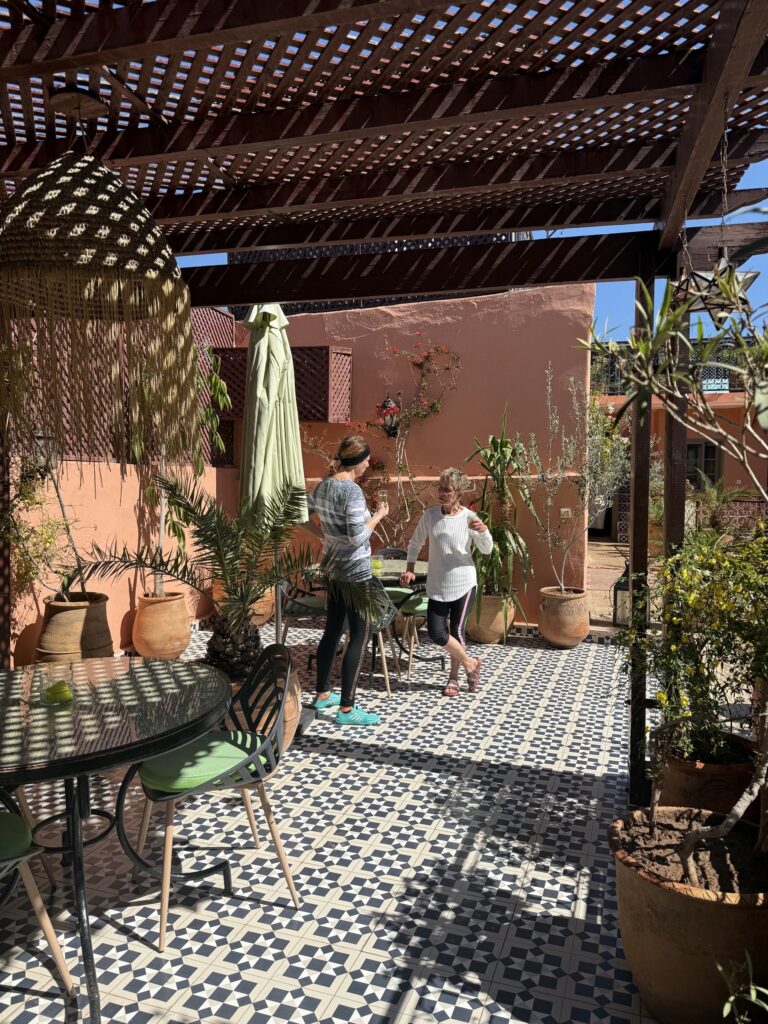 Eindruck vom Retreat in Marrakesch